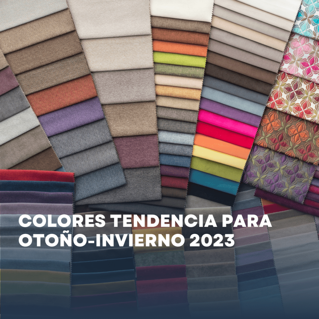 Colores tendencia para otoño-invierno 2023